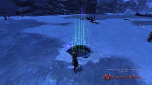 Рыбная ловля на празднике Зимы Neverwinter