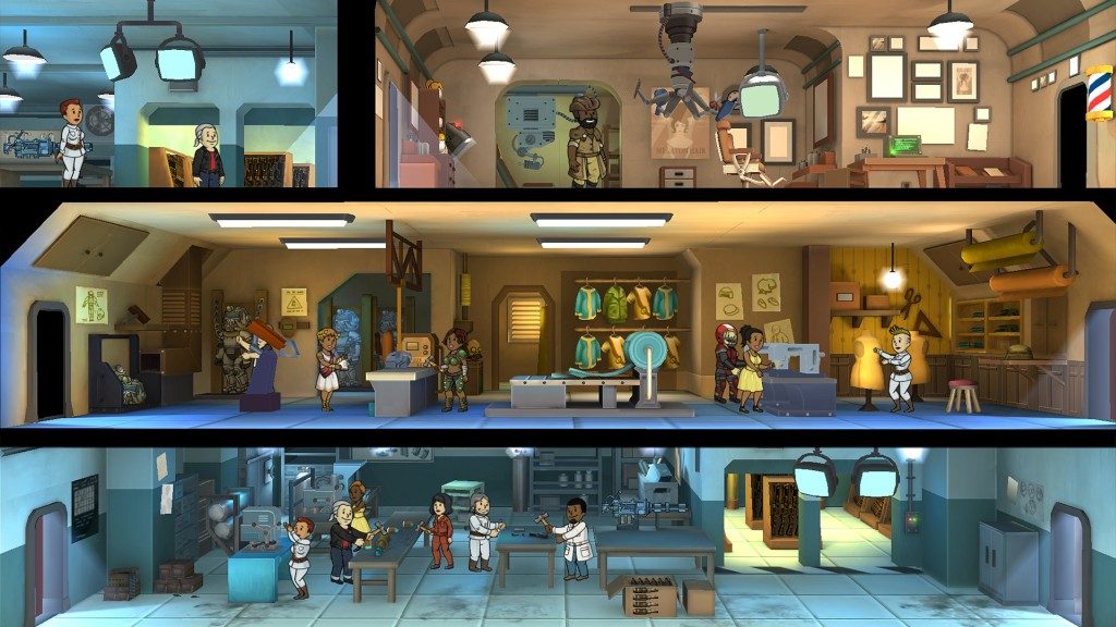 Fallout shelter гули в убежище